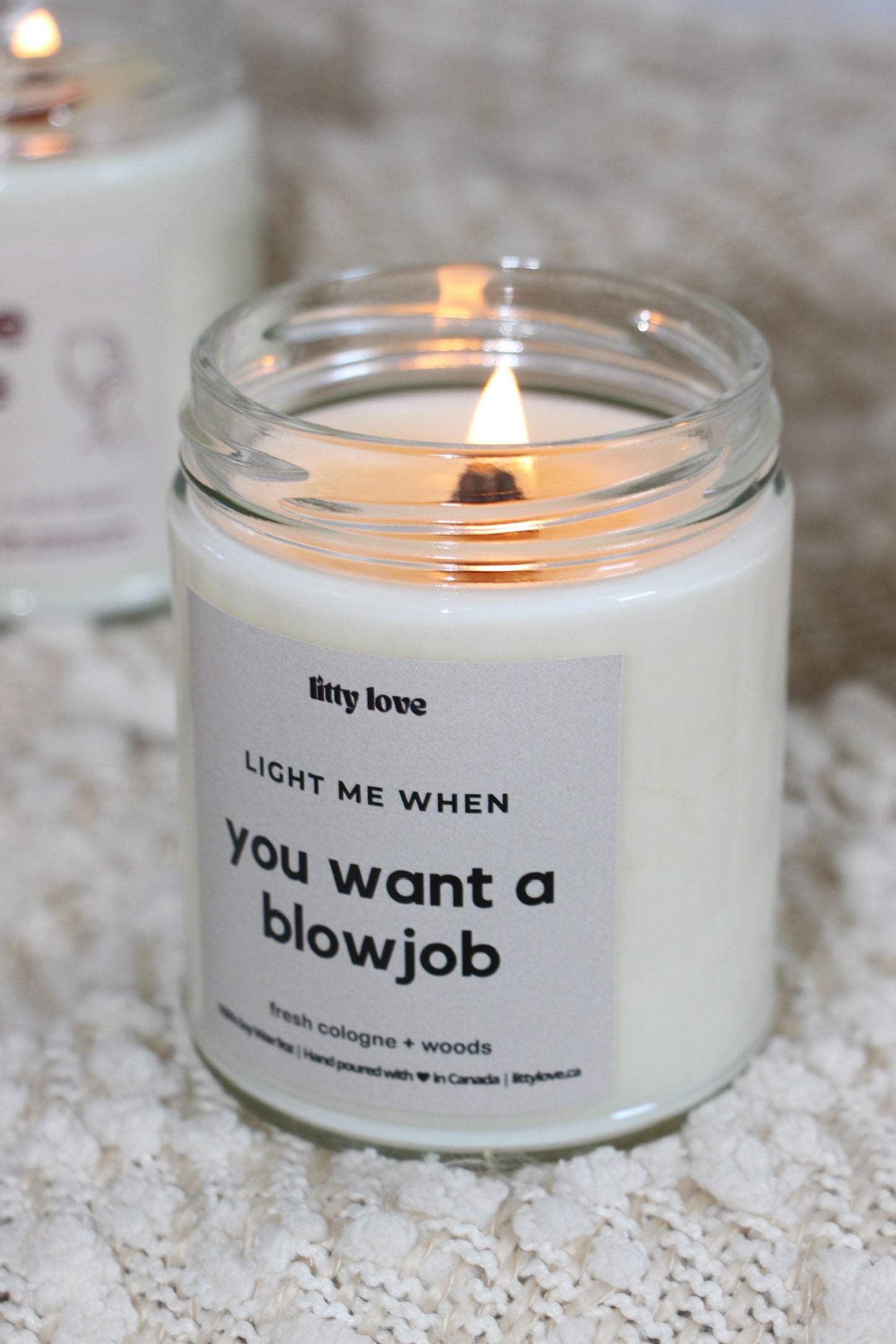 Light me when you want A BJ - 9oz candle