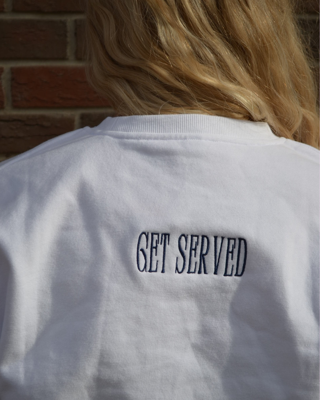 Courts in session/get served crewneck + FREE TENNIS SOCKS