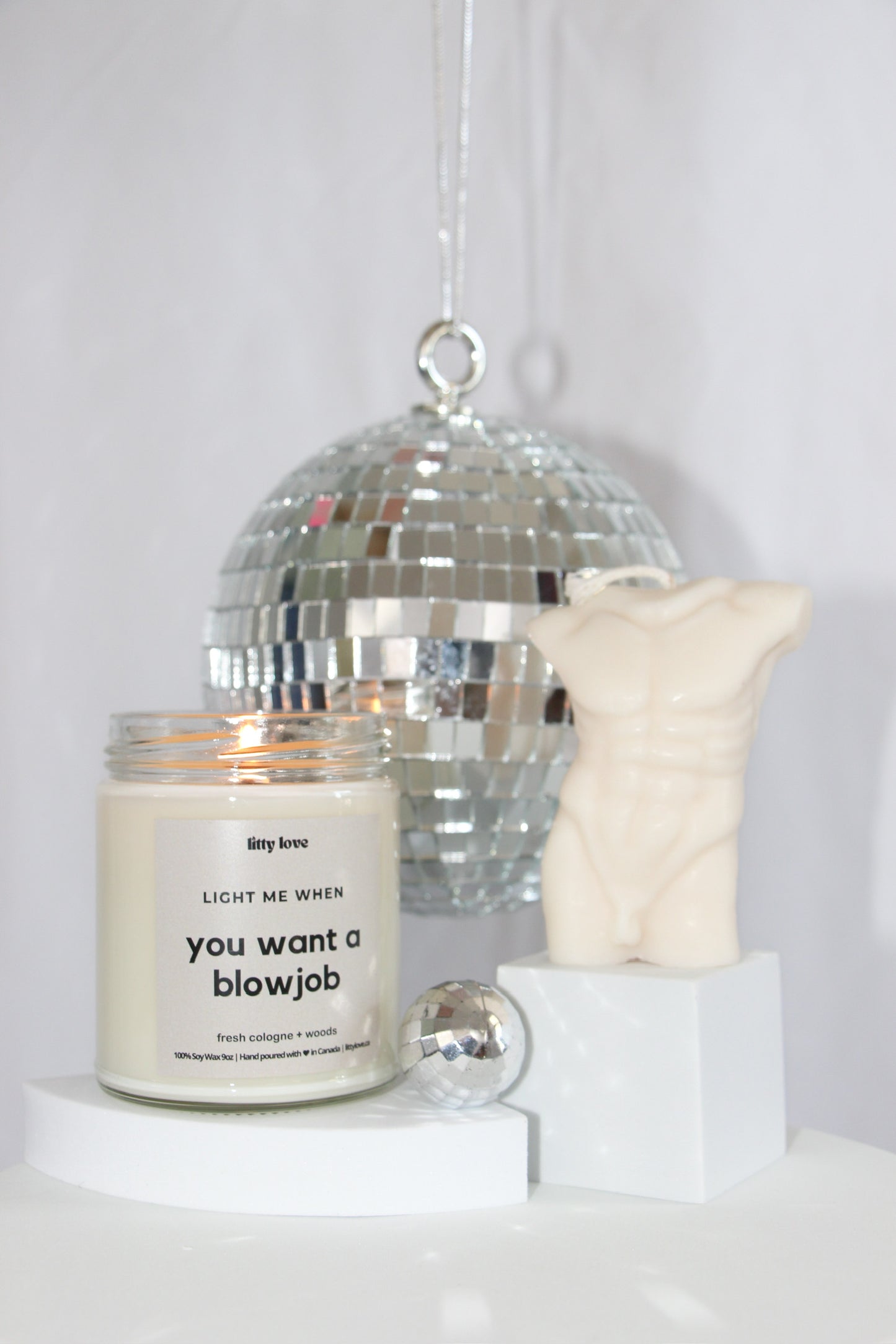 Light me when you want A BJ - 9oz candle