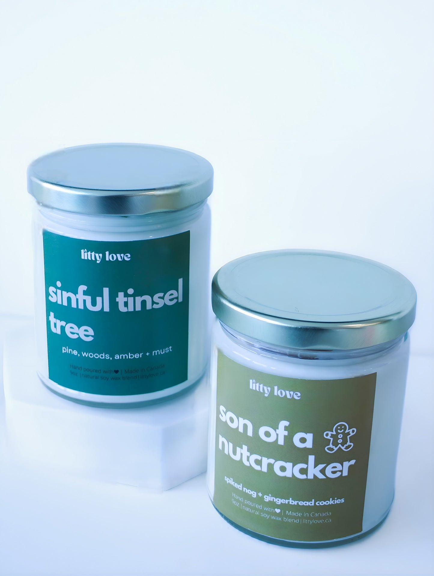 sinful tinsel tree - 9oz candle