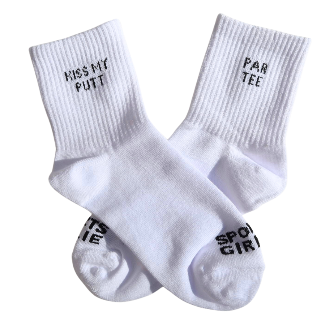 KISS MY PUTT / PAR TEE WOMENS GOLF SOCKS