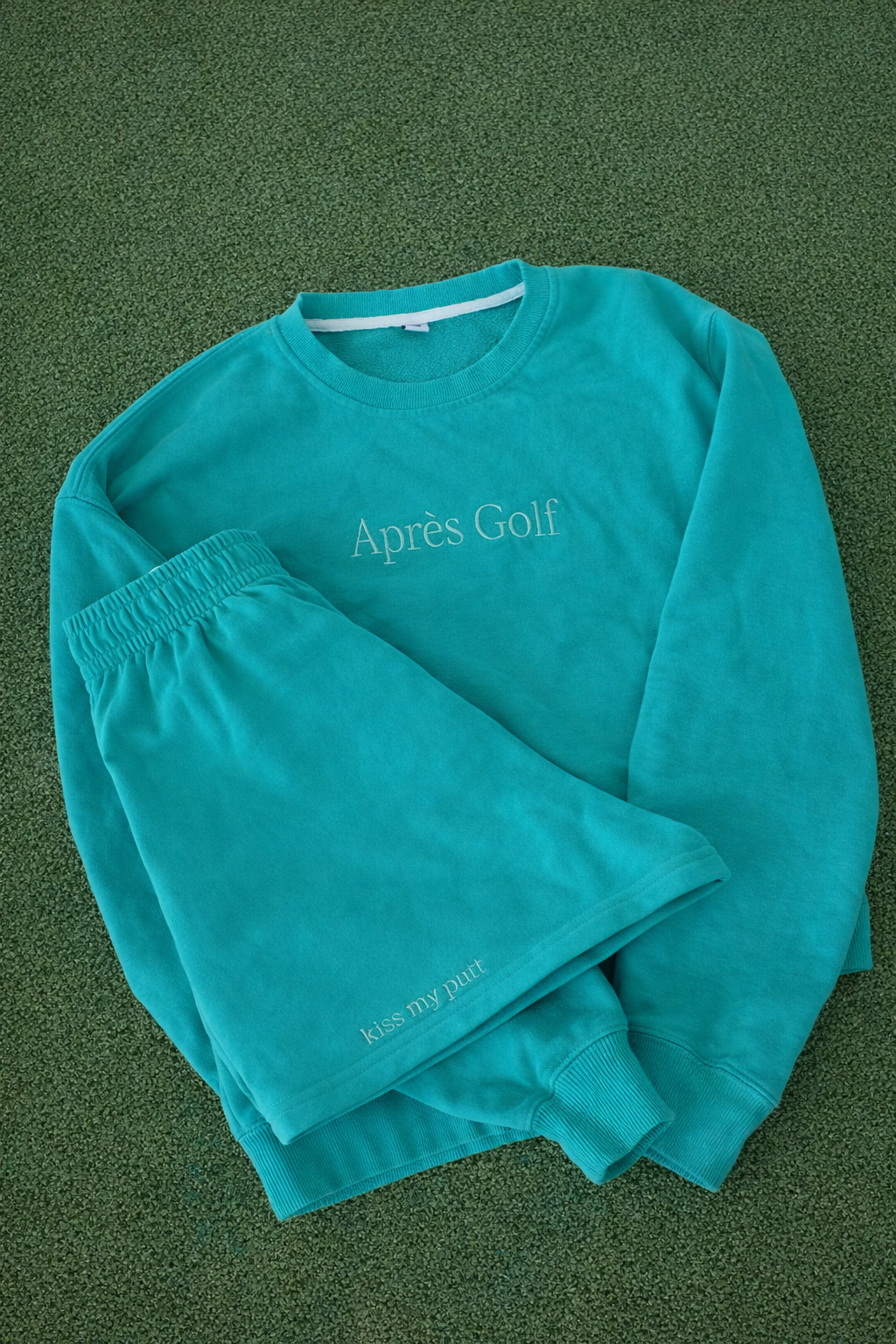 Aqua SHORTS (kiss my putt)