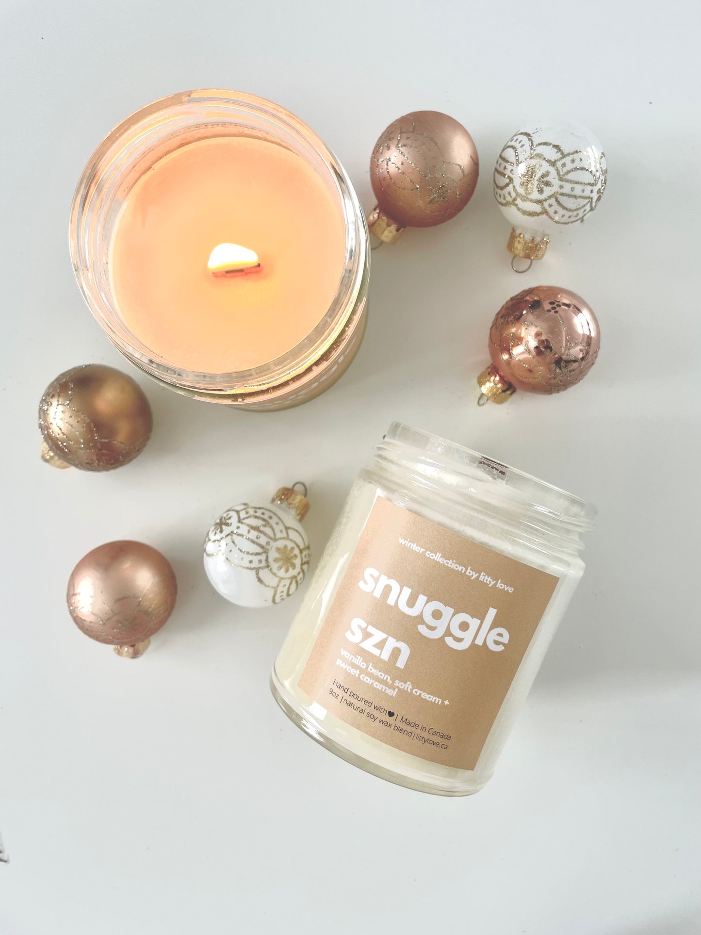 snuggle szn - 9oz candle
