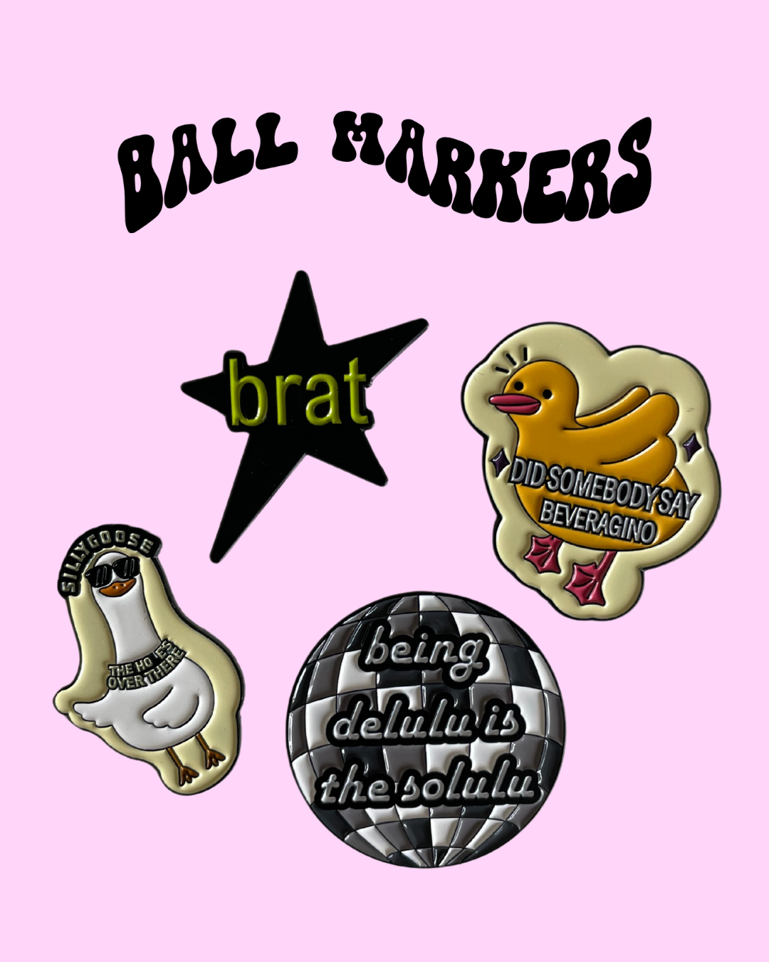 BALL MARKER 4 PACK