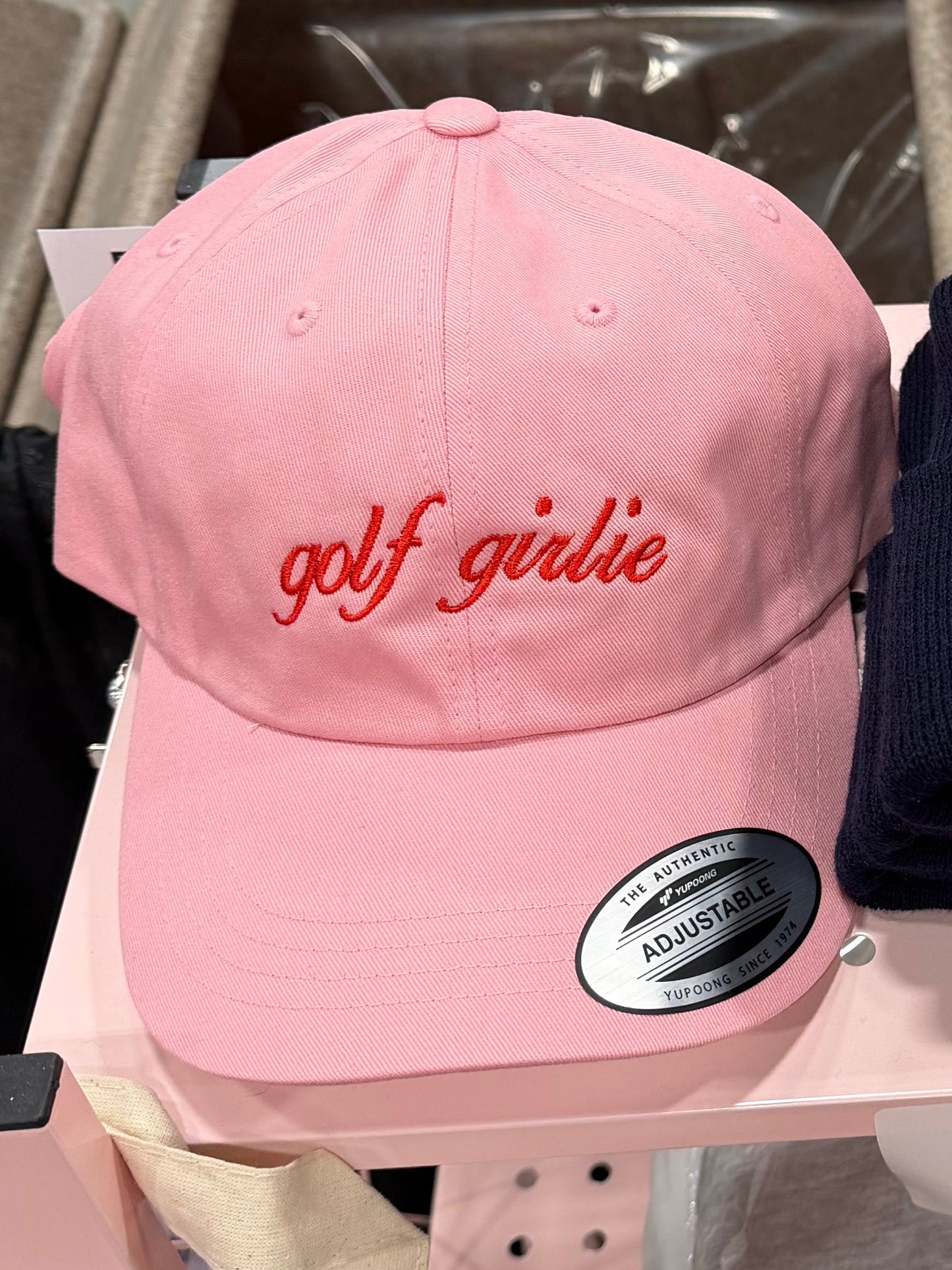 pink dad hat (golf girlie)