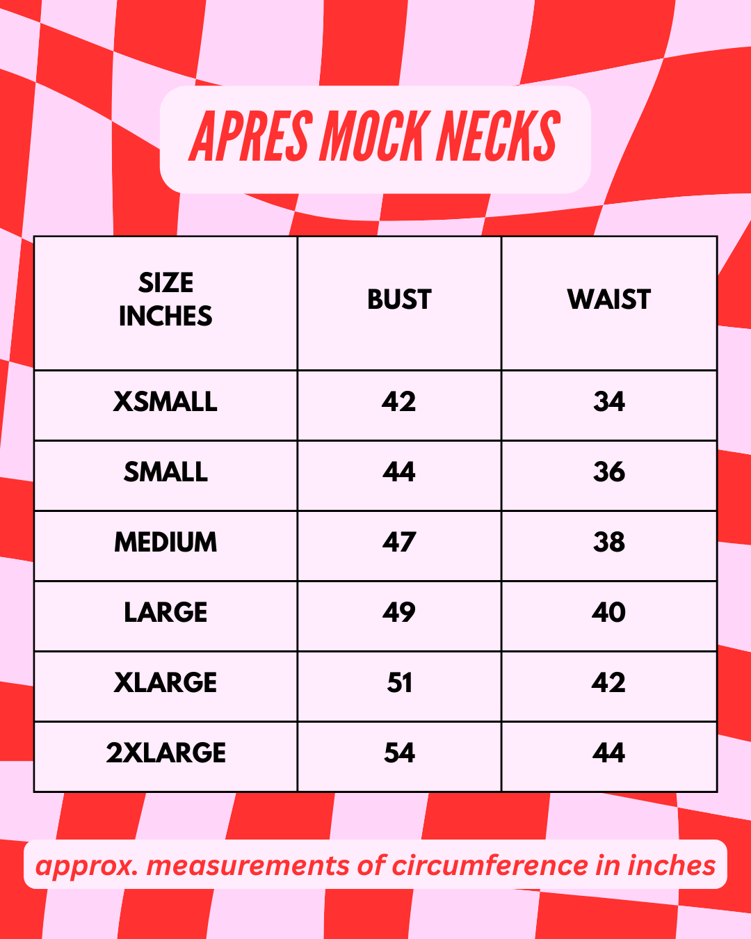 one too many après mock neck