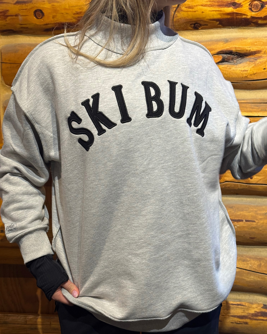 SKI BUM mock neck