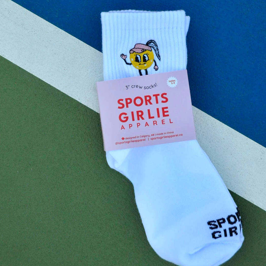 Pickleball girlie socks