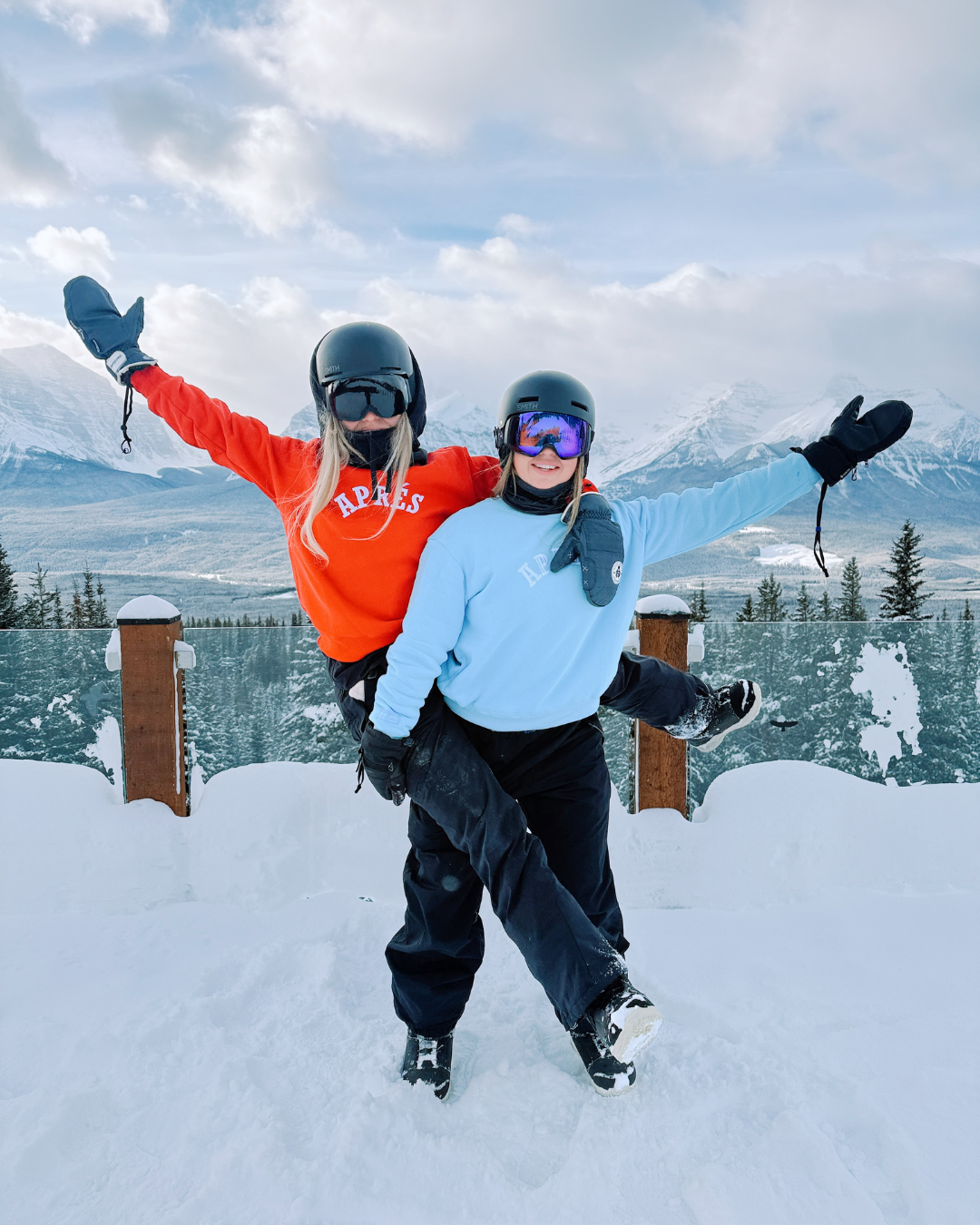 one too many après mock neck