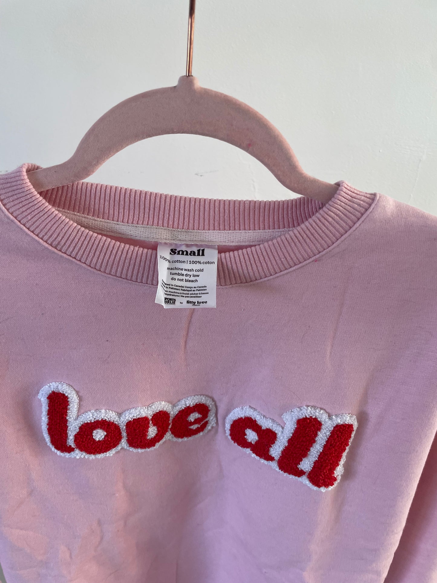 SMALL love all (sample sale)