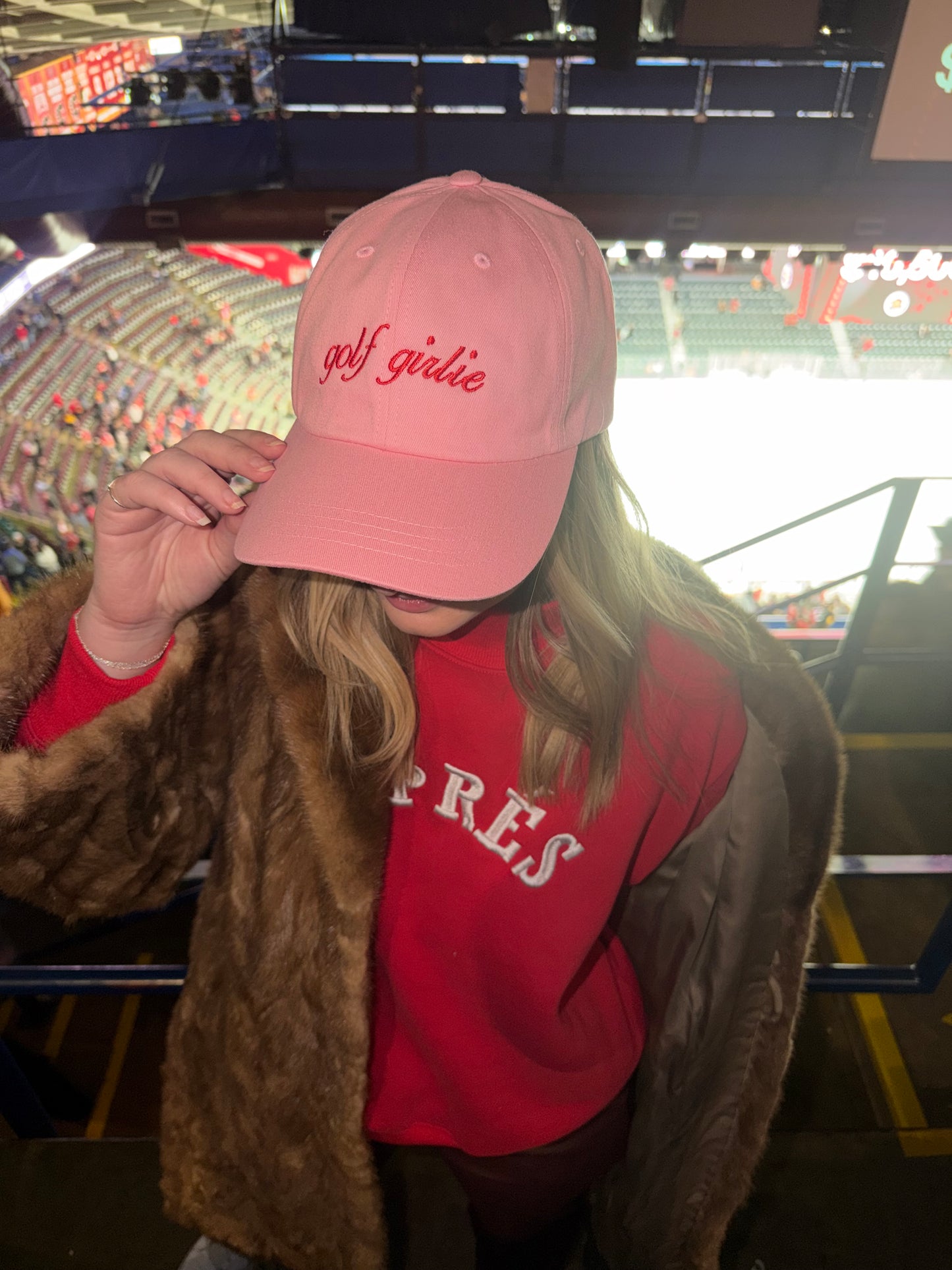 pink dad hat (golf girlie)