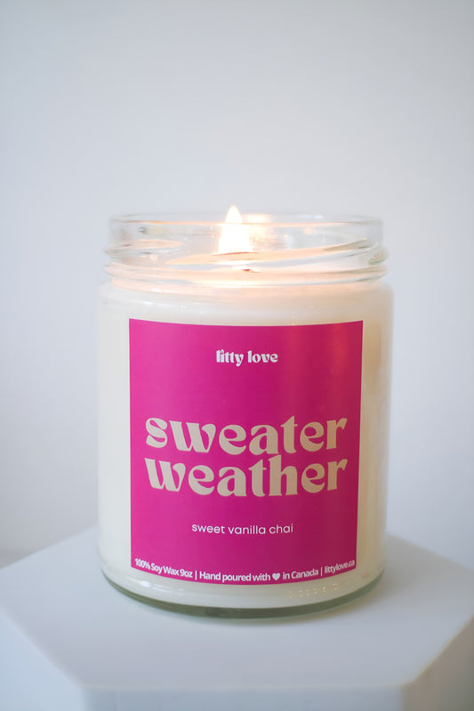 Sweater Weather - 9oz candle