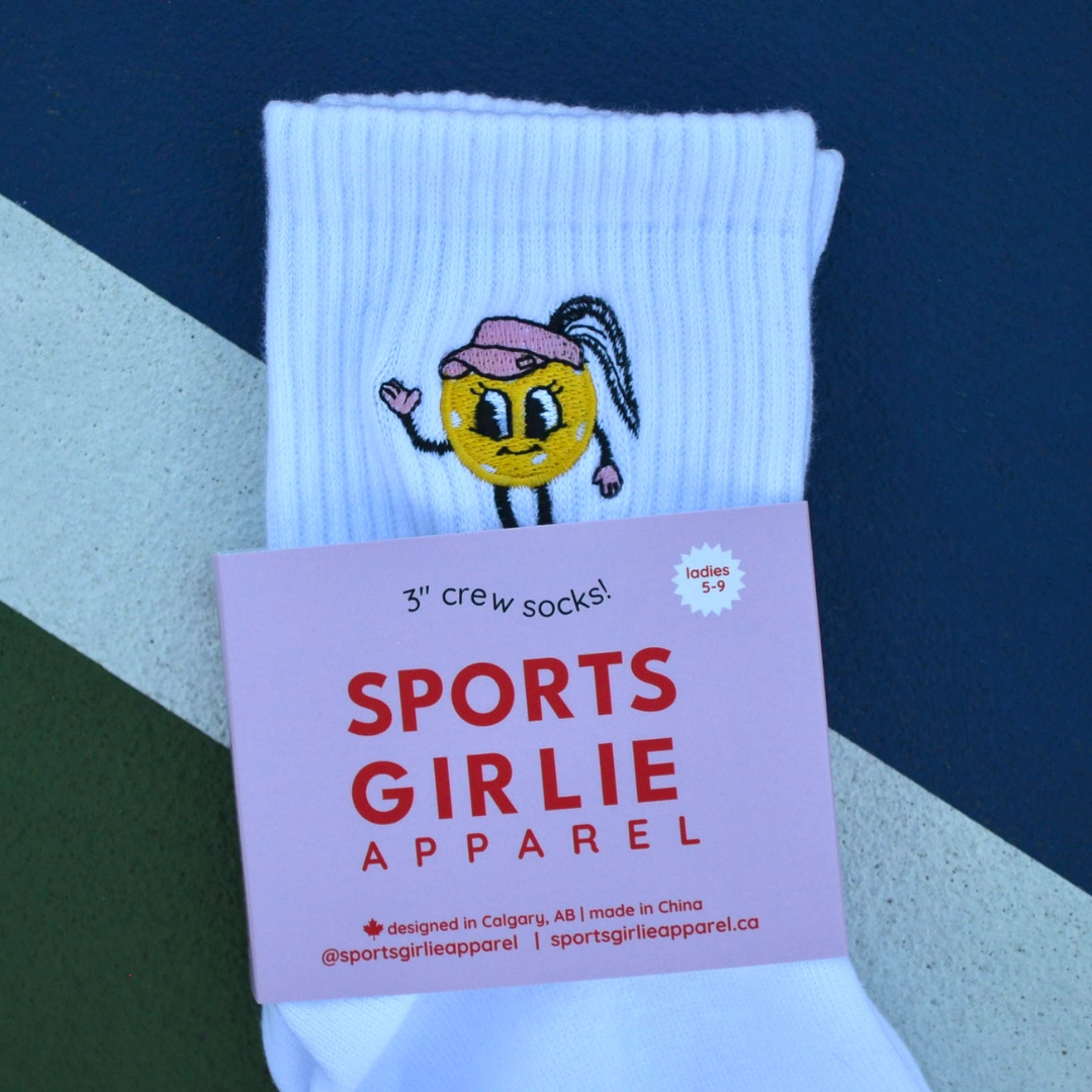 Pickleball girlie socks