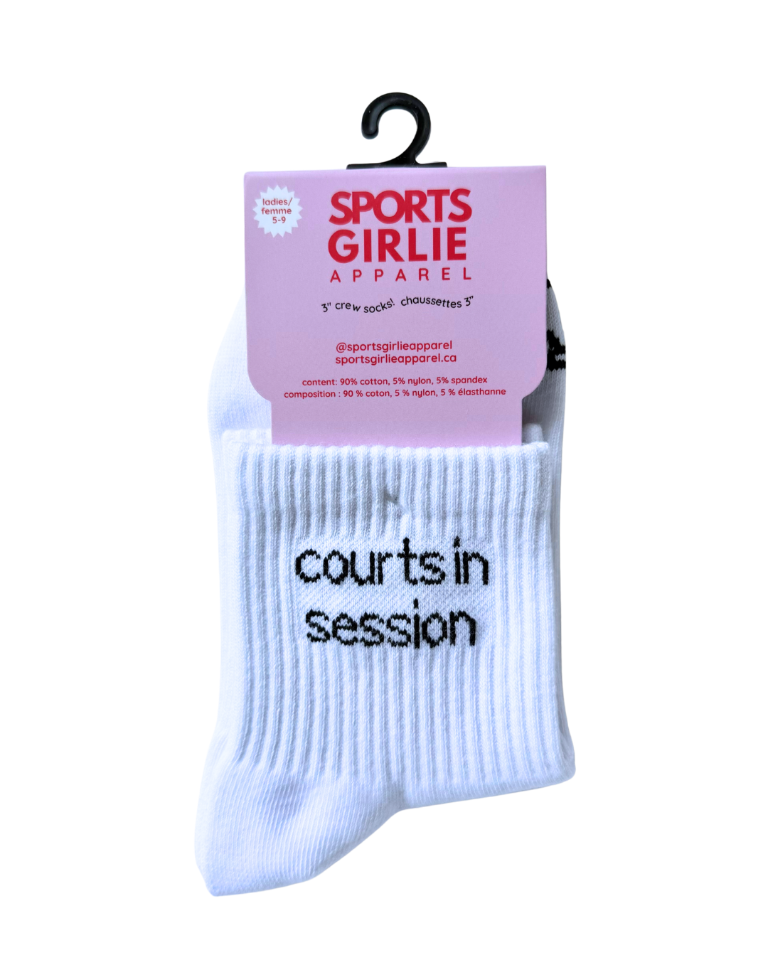 COURTS IN SESSION/ SERVING CHAOS socks