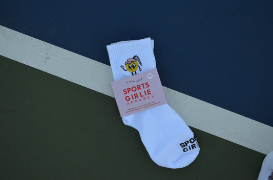 Pickleball girlie socks