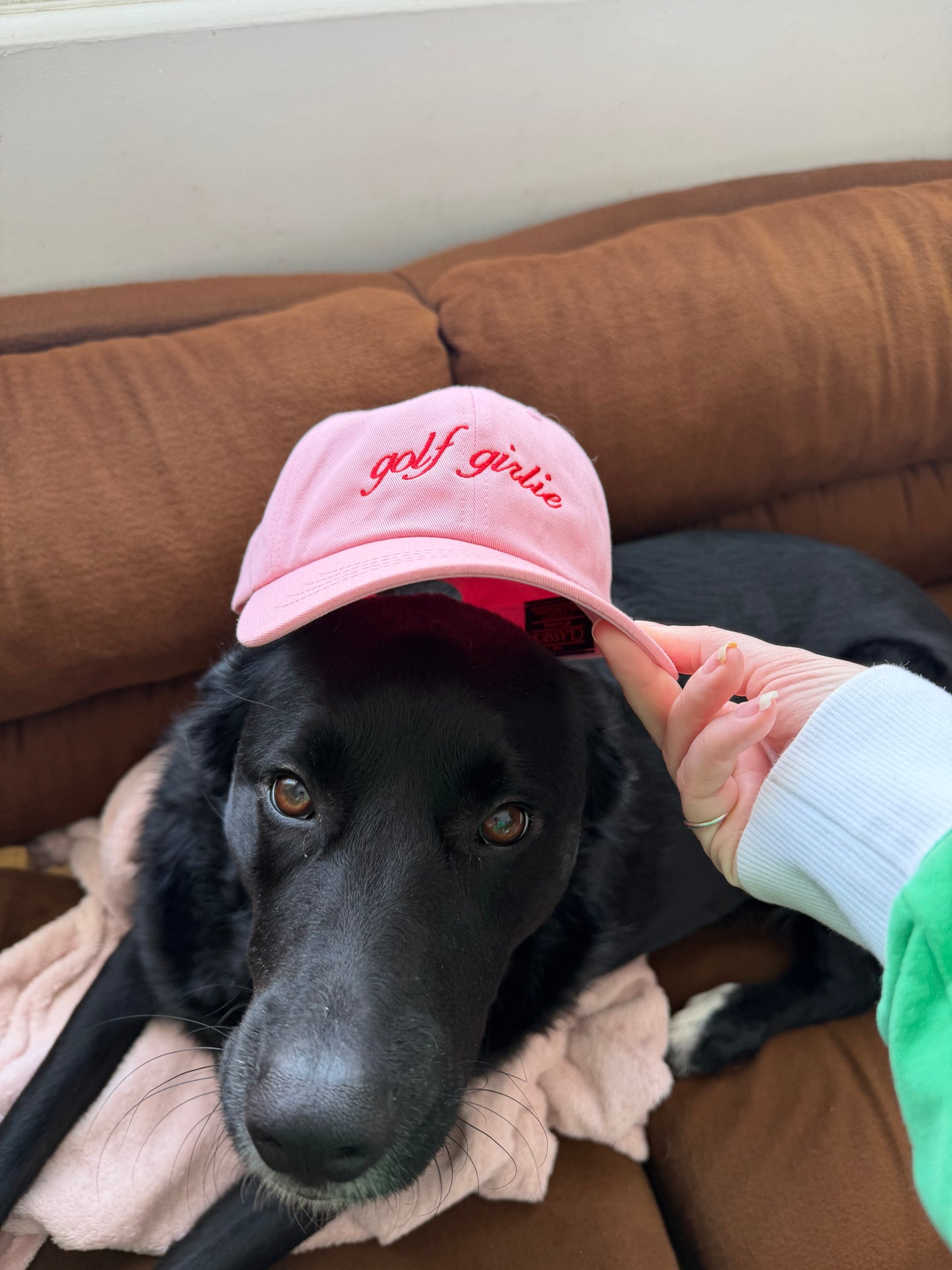 pink dad hat (golf girlie)