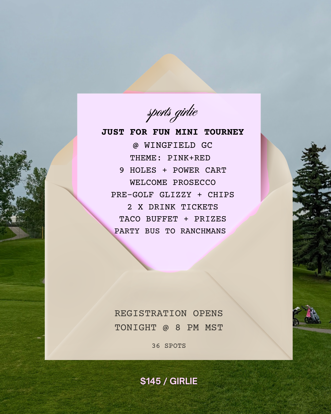 SPORTS GIRLIE mini JUST FOR FUN TOURNAMENT!!!! July 18th