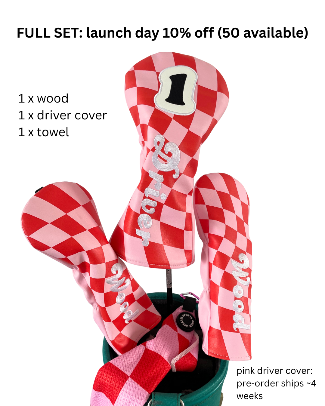 LAUNCH DAY SET golf club accessories