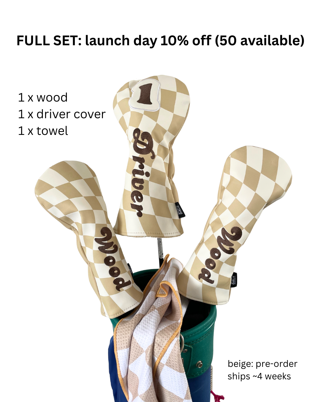 LAUNCH DAY SET golf club accessories