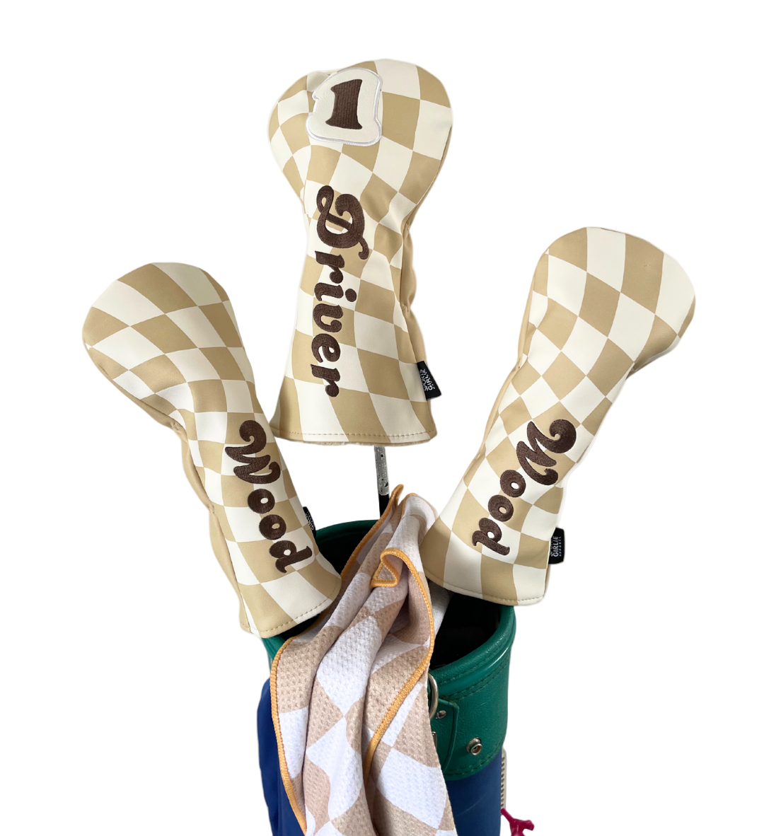 HOLIDAY SET-BEIGE🎄🎀 (1 driver, 1 wood, 1 towel)