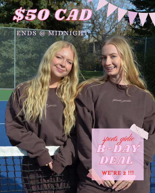 sports girlie CREWNECK SWEATSHIRT